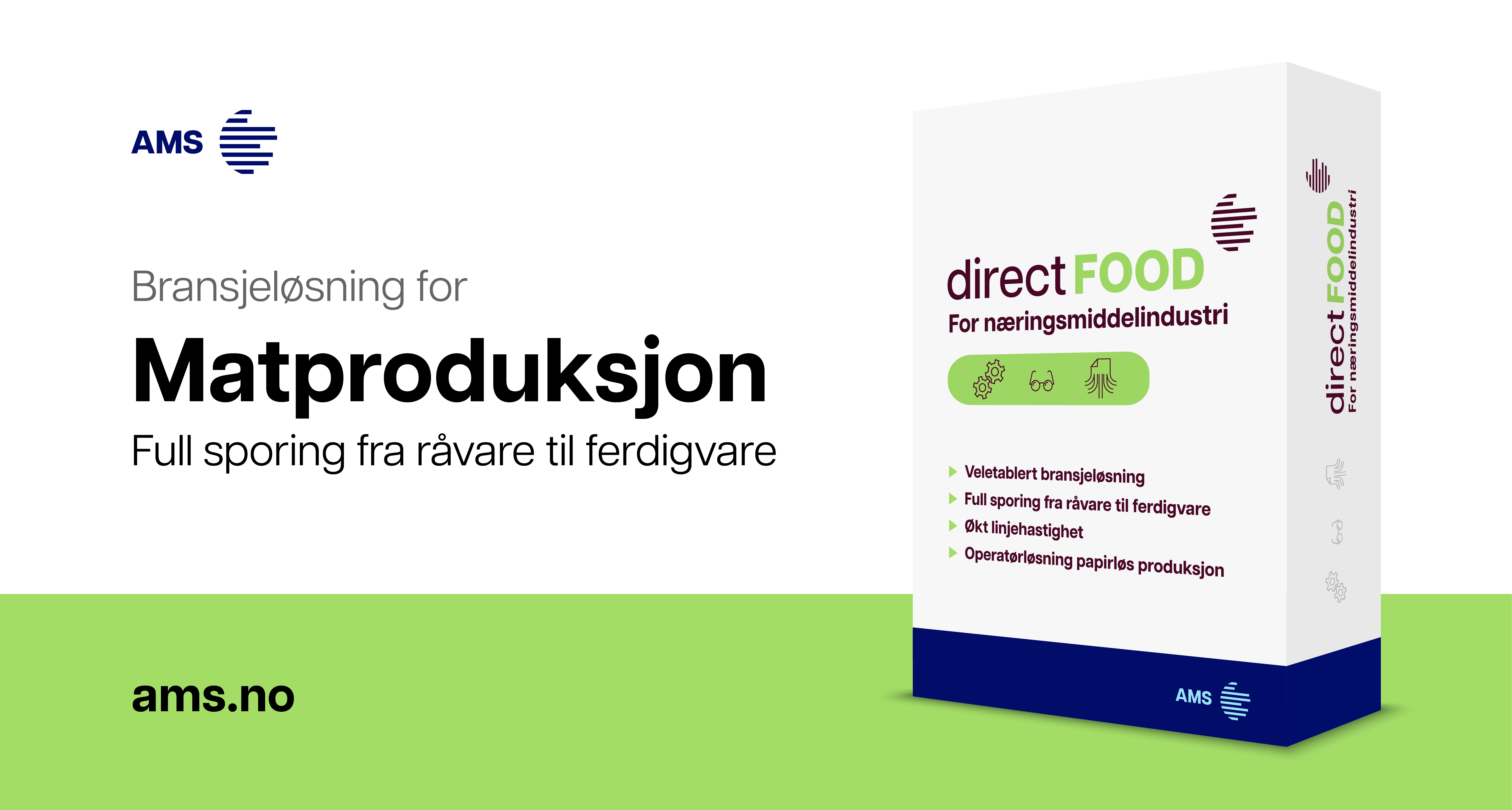 Produksjonsstyring for næringsmiddelindustrien - direct FOOD