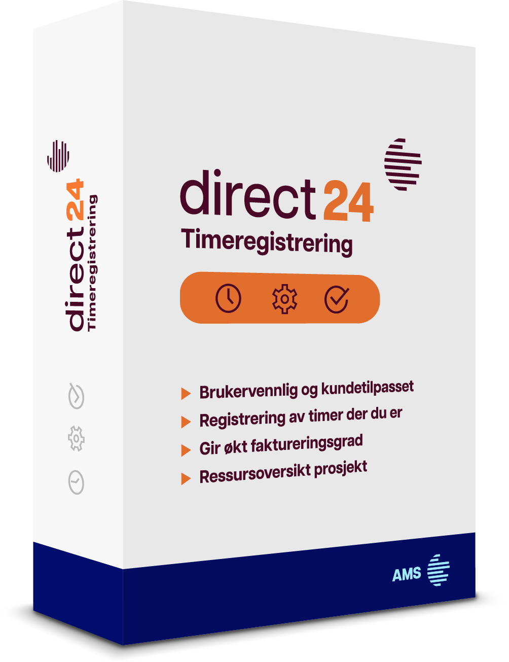 Markedsledende timeføringssystem for prosjektbasert virksomhet. direct 24 er et svært fleksibelt timeregistreringssystem som tilbyr en enkel og effektiv måte å registrere timer på. Vi har lang erfaring med timeføring og har utviklet timeregistreringsprogram sammen med kunder siden 1991.