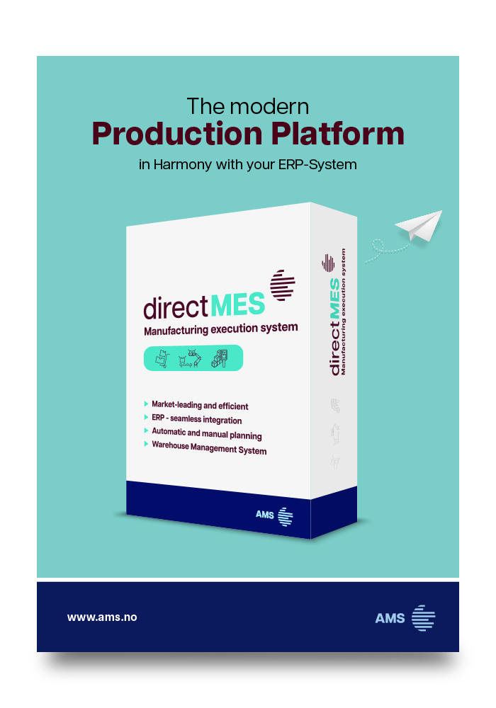 Integrated with your ERP system, our modern direct MES platform provides you with a total solution, enabling you to develop further and streamline your manufacturing business.