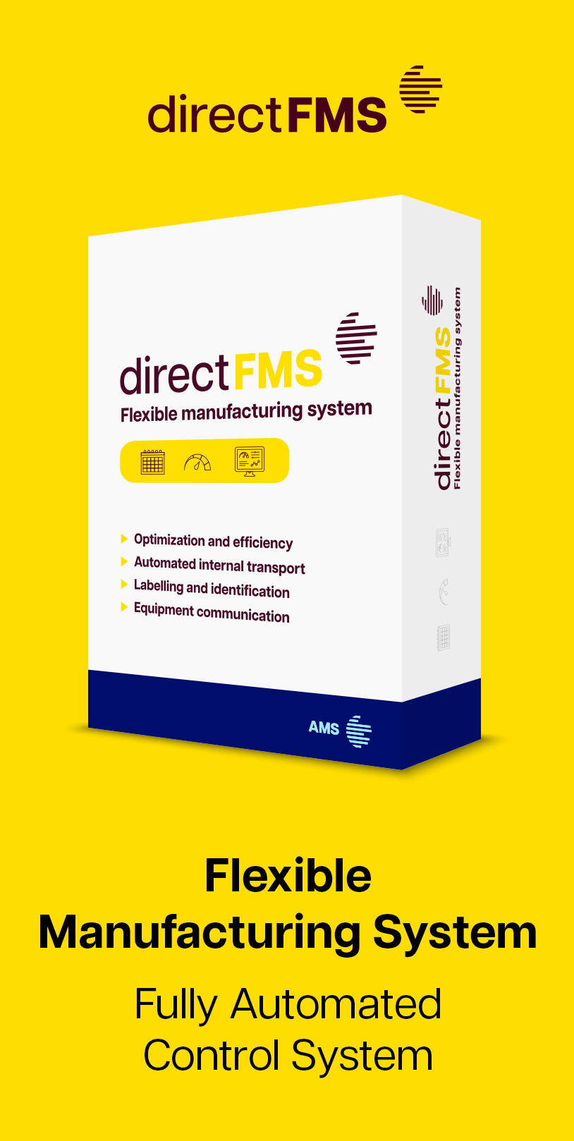 Our developed software family, direct, is launched in a new profile with a clear description of each product's functionality. direct MES, direct 24, direct FMS, direct FOOD, Manufacturing Execution System, Flexible Manufacturing System