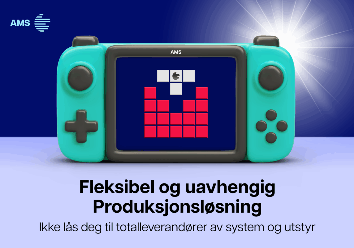 Skal du oppgradere produksjonen? AMS AS leverer komplett egenutviklet produksjonsstyring – og sørger for at alt utstyr integreres i én effektiv helhetlig løsning.