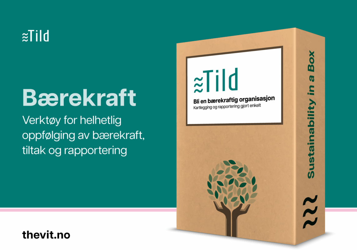Tild sørger for at din bedrift følger myndighetskravene for rapportering av bærekraft og åpenhetsloven gjennom en effektiv og brukervennlig totalløsning, som setter dine bærekraftsmål i fokus.